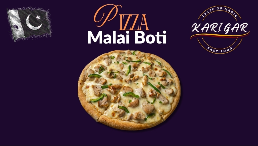 Malai Boti Pizza